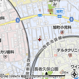 埼玉県所沢市旭町3周辺の地図