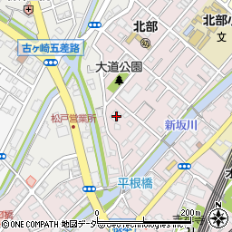千葉県松戸市根本133周辺の地図