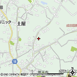 千葉県成田市土屋173周辺の地図