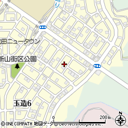 千葉県成田市玉造6丁目8周辺の地図