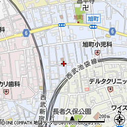 埼玉県所沢市旭町3-18周辺の地図