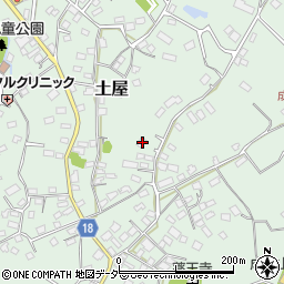 千葉県成田市土屋80周辺の地図