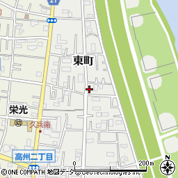 埼玉県三郷市東町115周辺の地図