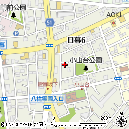 千葉県松戸市日暮6丁目144周辺の地図