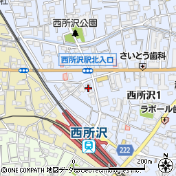 ライオンズマンション西所沢駅前周辺の地図