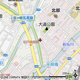 千葉県松戸市古ケ崎864周辺の地図