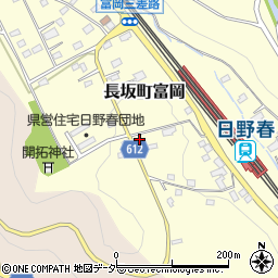 山梨県北杜市長坂町富岡3267周辺の地図