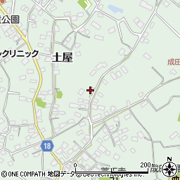 千葉県成田市土屋81周辺の地図