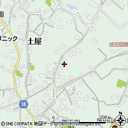 千葉県成田市土屋172周辺の地図