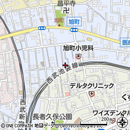 埼玉県所沢市旭町6-1周辺の地図