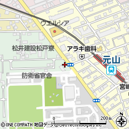 千葉県松戸市松飛台45-1周辺の地図