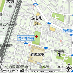 竹の塚第八公園周辺の地図