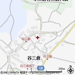 谷三倉公会堂周辺の地図