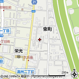 埼玉県三郷市東町122周辺の地図