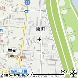 埼玉県三郷市東町117周辺の地図
