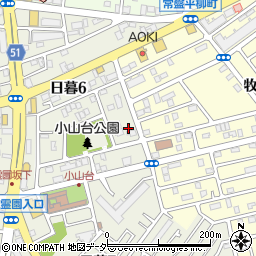 千葉県松戸市日暮6丁目123周辺の地図