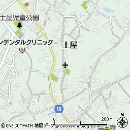 千葉県成田市土屋821周辺の地図