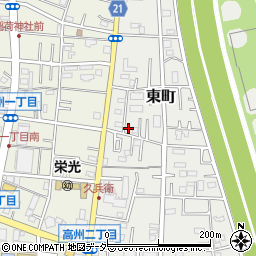 埼玉県三郷市東町124周辺の地図