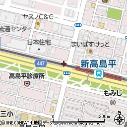 丸美寿司 新高島平店周辺の地図