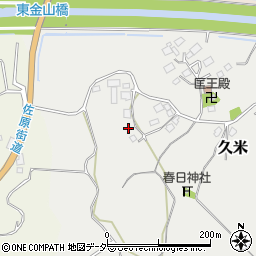 千葉県成田市久米周辺の地図