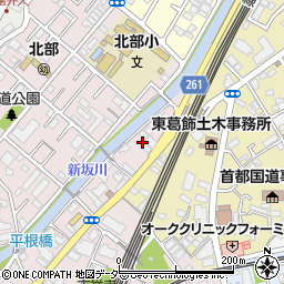 千葉県松戸市根本266-1周辺の地図