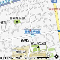 チケパ青梅新町第１駐車場周辺の地図