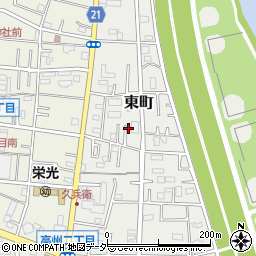 埼玉県三郷市東町118周辺の地図