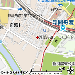 東京都板橋区舟渡1丁目9周辺の地図
