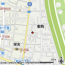 埼玉県三郷市東町123周辺の地図