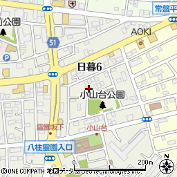 千葉県松戸市日暮6丁目142周辺の地図