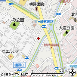 千葉県松戸市古ケ崎81周辺の地図