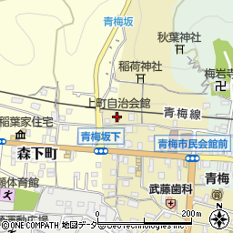 上町自治会館周辺の地図