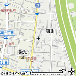 埼玉県三郷市東町98周辺の地図