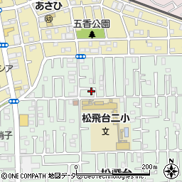 千葉県松戸市松飛台28-28周辺の地図