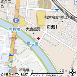 東京都板橋区舟渡1丁目4-21周辺の地図