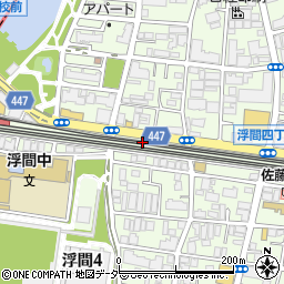 まいばすけっと浮間舟渡駅東店周辺の地図