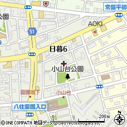 千葉県松戸市日暮6丁目139周辺の地図