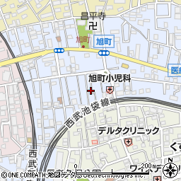 埼玉県所沢市旭町6周辺の地図