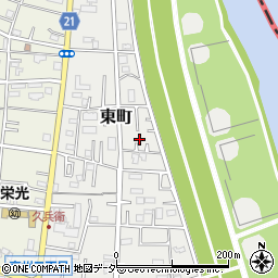 埼玉県三郷市東町110周辺の地図