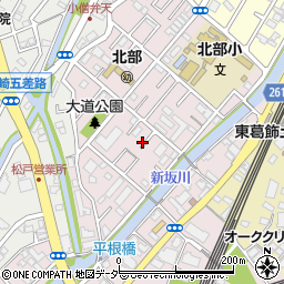 千葉県松戸市根本167周辺の地図