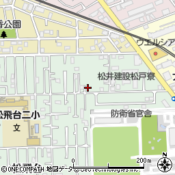千葉県松戸市松飛台37周辺の地図