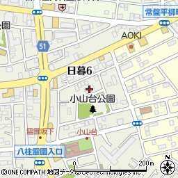 千葉県松戸市日暮6丁目138周辺の地図