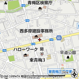 東京都青梅市東青梅3丁目20-10周辺の地図