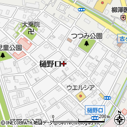 千葉県松戸市樋野口周辺の地図