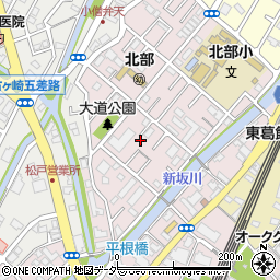 千葉県松戸市根本151周辺の地図