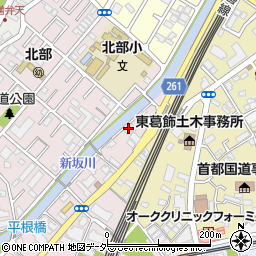千葉県松戸市根本206周辺の地図