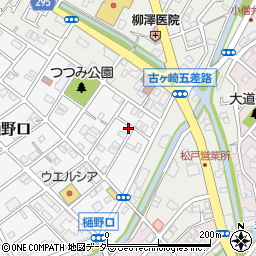 千葉県松戸市樋野口592周辺の地図