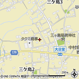 埼玉県所沢市三ケ島3丁目1151周辺の地図