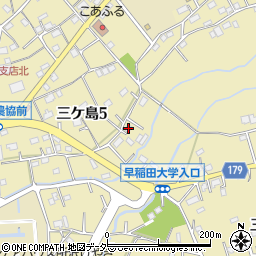 埼玉県所沢市三ケ島5丁目775周辺の地図