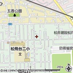 千葉県松戸市松飛台34周辺の地図